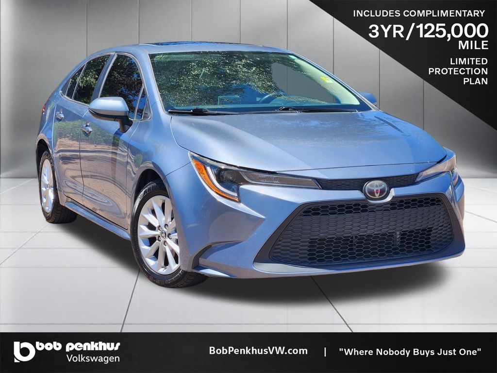 Celestite 2020 Toyota Corolla Sedan Front-Wheel Drive Continuously Variable Transmission