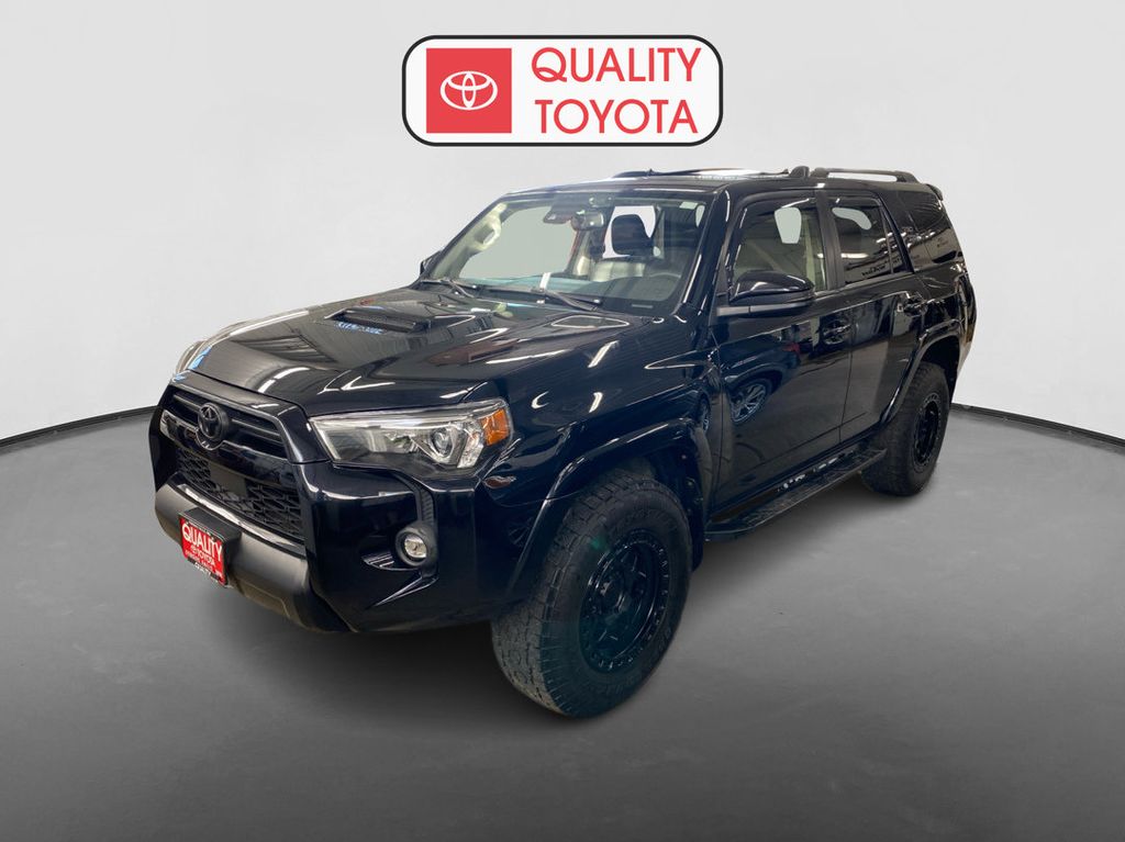 Midnight Black Metallic 2021 Toyota 4Runner SUV / Crossover Four-Wheel Drive 5-Speed Automatic Overdrive