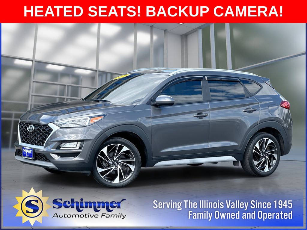 Gray (Magnetic Force Metallic) 2020 Hyundai Tucson SUV / Crossover All-Wheel Drive 6-Speed Automatic