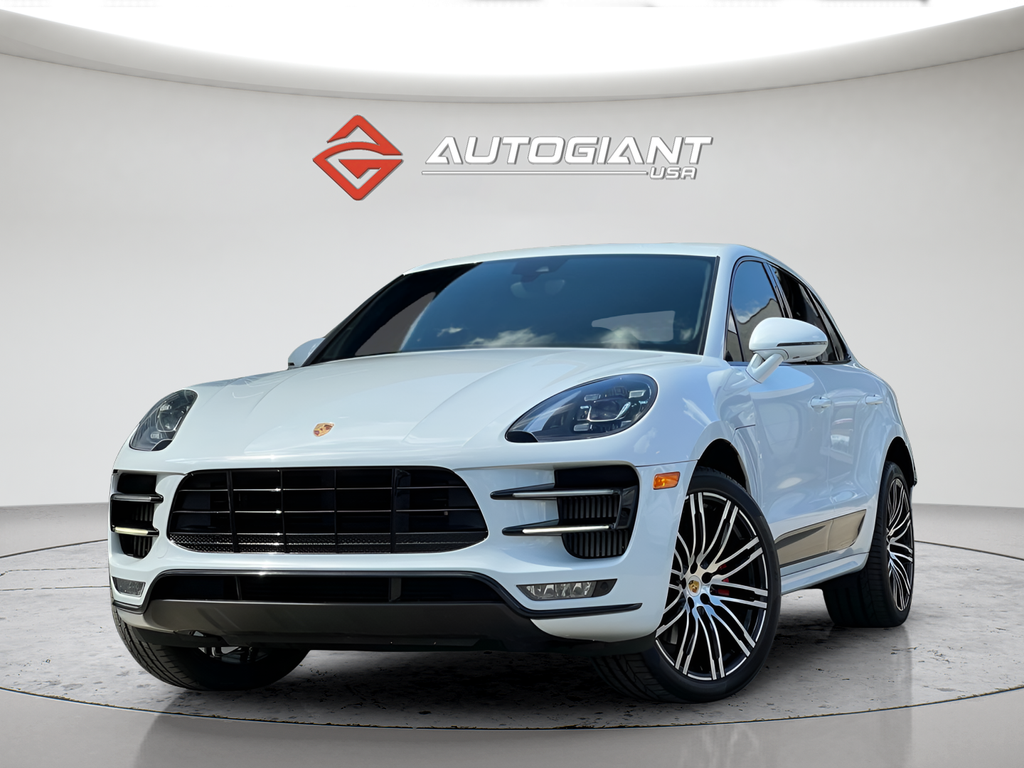 White 2017 Porsche Macan Turbo AWD SUV / Crossover All-Wheel Drive 7-Speed Automatic