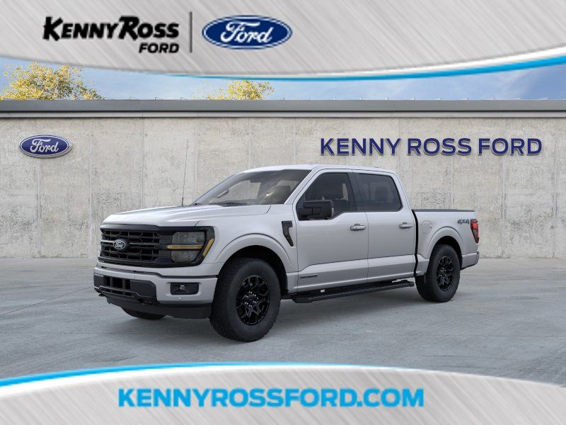 Silver Metallic 2025 Ford F-150 Pickup Truck Four-Wheel Drive Automatic