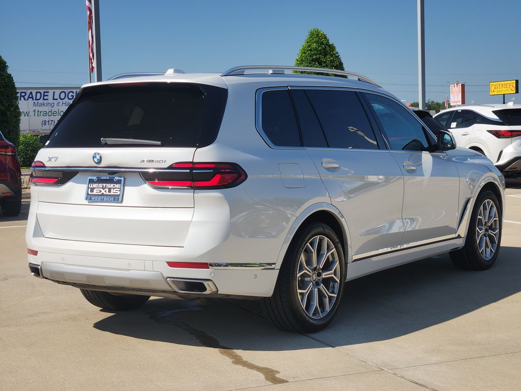 2023 BMW X7 xDrive40i White at Bayway Cadillac of The Woodlands