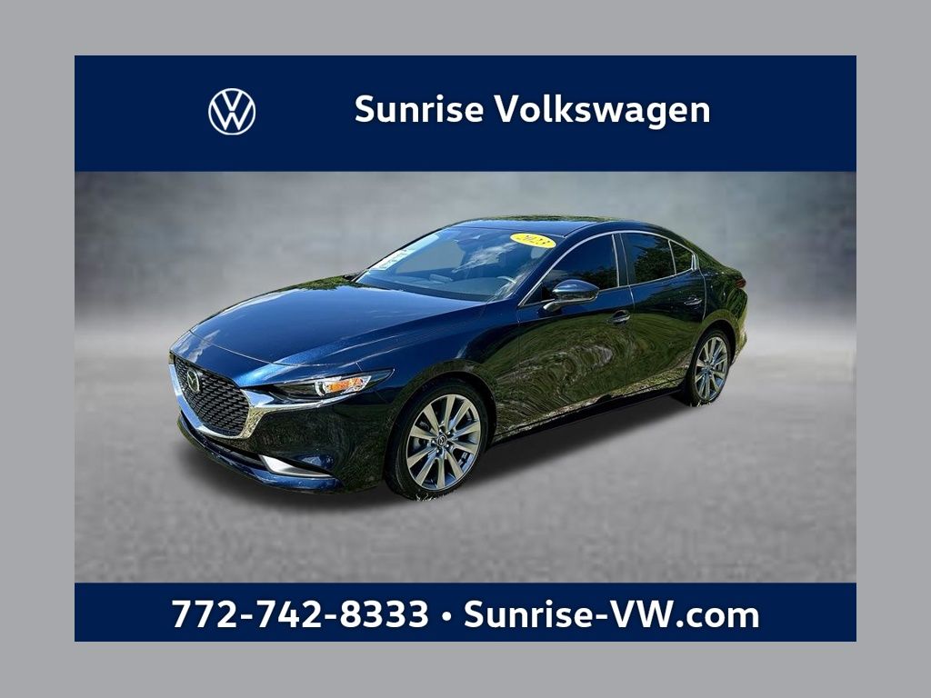 Deep Crystal Blue Mica 2023 Mazda MAZDA3 Sedan Front-Wheel Drive 6-Speed Automatic