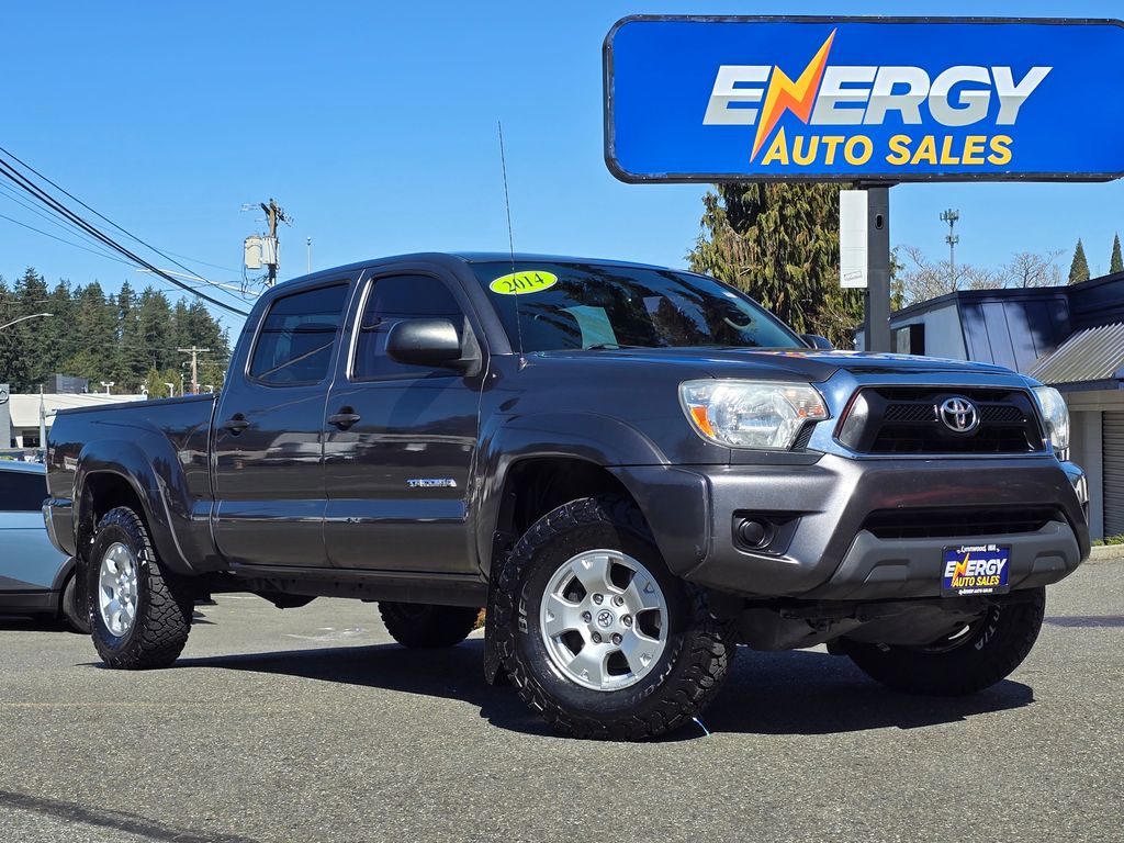 Magnetic Gray 2014 Toyota Tacoma Double Cab SB V6 4WD Pickup Truck Four-Wheel Drive 5-Speed Automatic