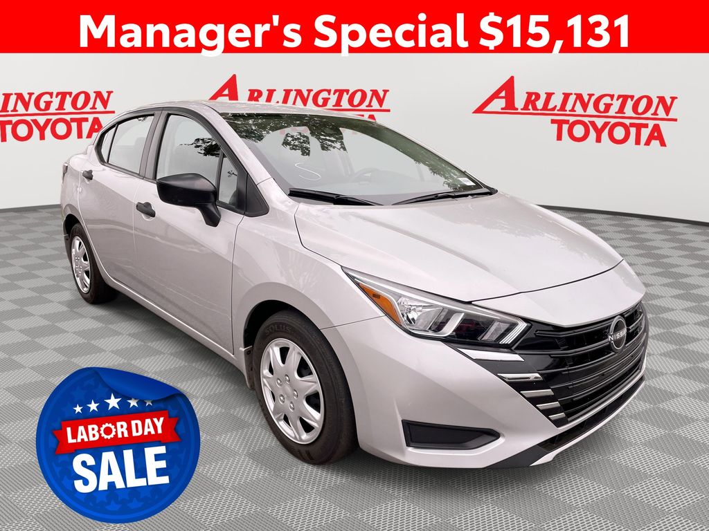 Brilliant Silver Metallic 2024 Nissan Versa Sedan Front-Wheel Drive Continuously Variable Transmission