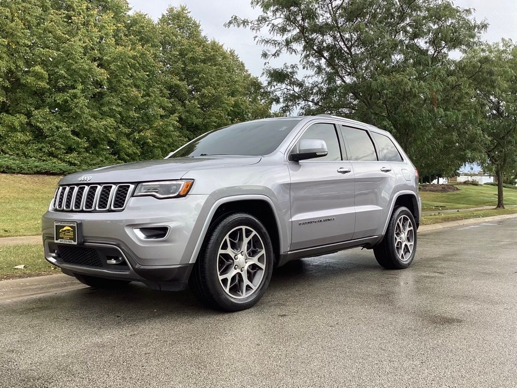 Billet Silver Metallic Clearcoat 2018 Jeep Grand Cherokee SUV / Crossover Four-Wheel Drive 8-Speed Automatic