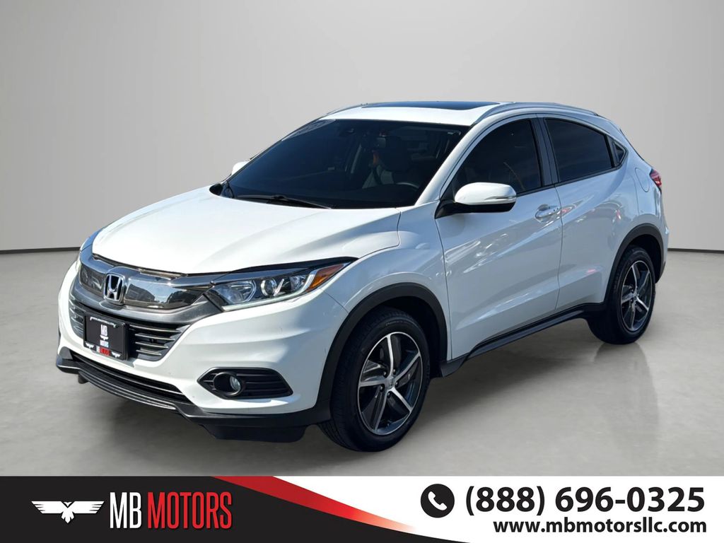 Platinum White Pearl 2022 Honda HR-V SUV / Crossover All-Wheel Drive Continuously Variable Transmission