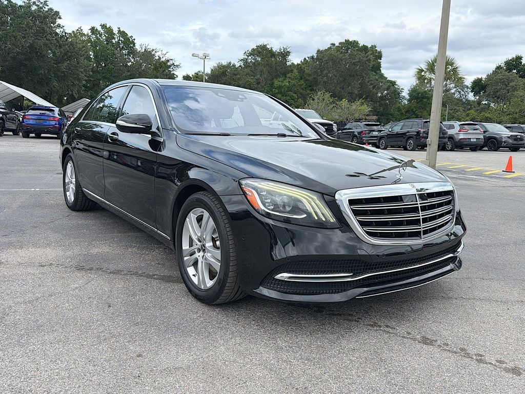 Black 2020 Mercedes-Benz S-Class S 450 Sedan RWD Sedan Rear-Wheel Drive 9-Speed Automatic