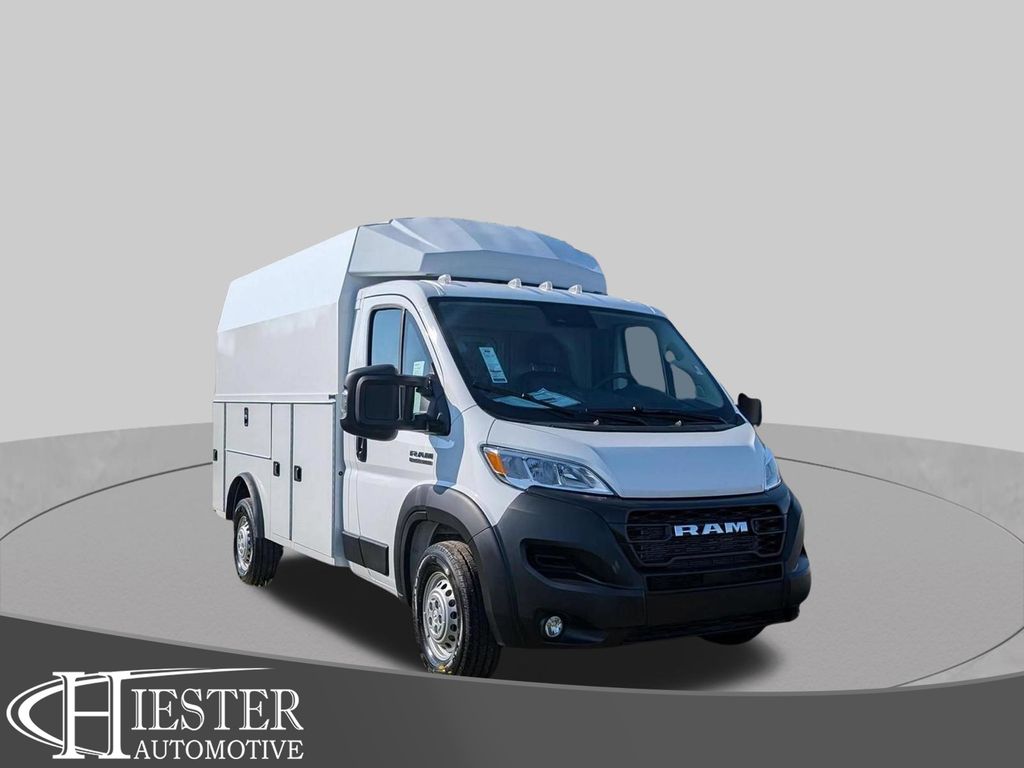 Bright White Clearcoat 2026 RAM ProMaster Chassis   9-Speed Automatic