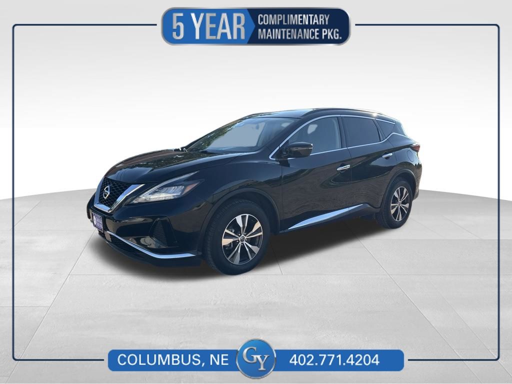 Super Black Metallic 2020 Nissan Murano SUV / Crossover All-Wheel Drive Continuously Variable Transmission