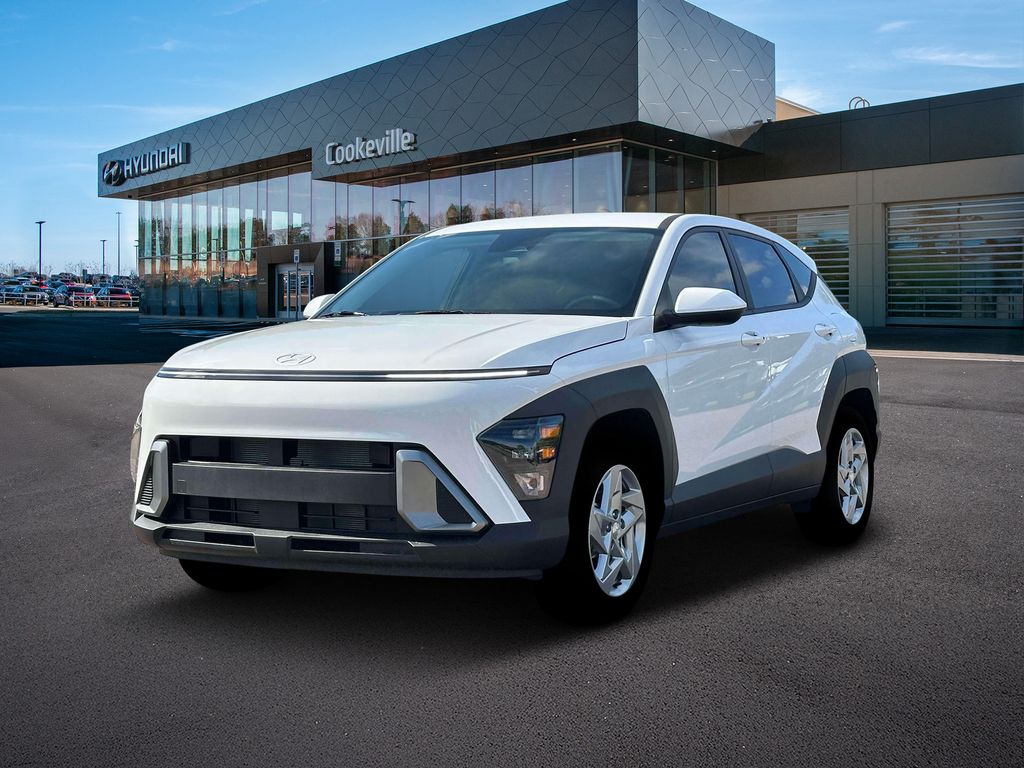White 2026 Hyundai Kona SUV / Crossover Front-Wheel Drive Continuously Variable Transmission