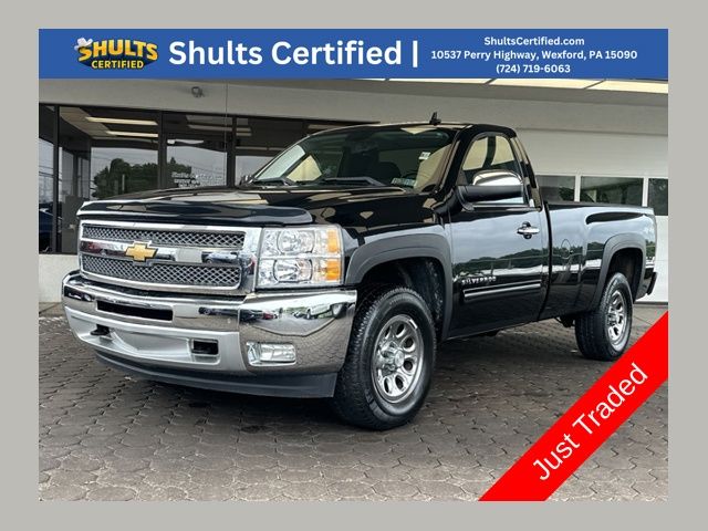 Black 2012 Chevrolet Silverado 1500 Pickup Truck Four-Wheel Drive 6-Speed Automatic Overdrive