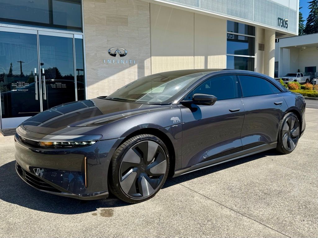 Fathom Blue Metallic 2025 Lucid Air Sedan All-Wheel Drive 1-Speed Automatic