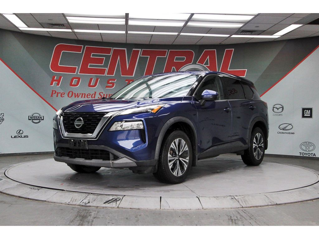 2021 Nissan Rogue SV Blue at Classic Chevrolet Galveston