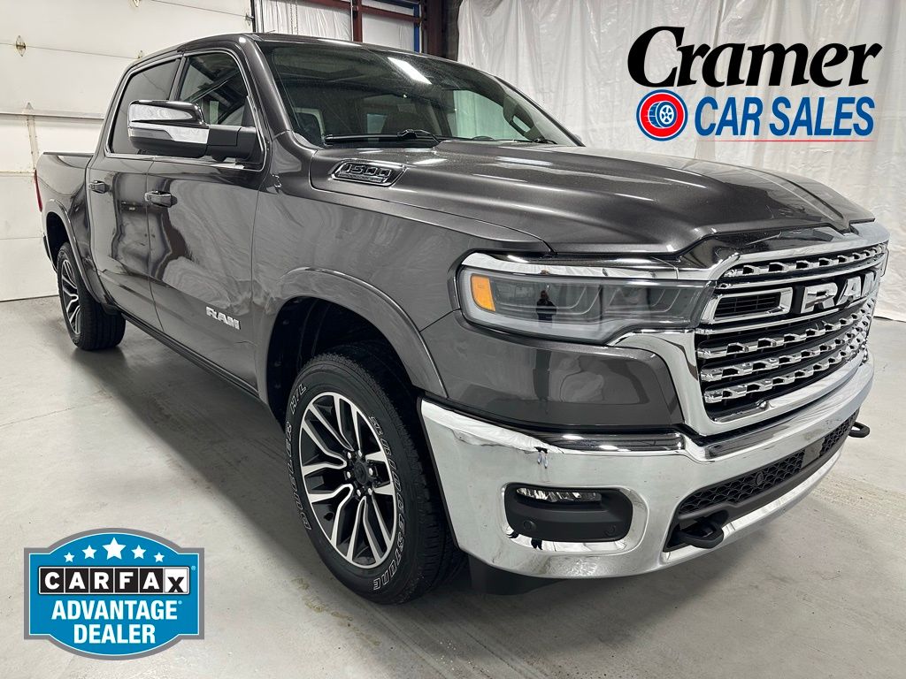 Gray (Granite Crystal Metallic Clearcoat) 2026 RAM 1500 Pickup Truck Four-Wheel Drive 8-Speed Automatic