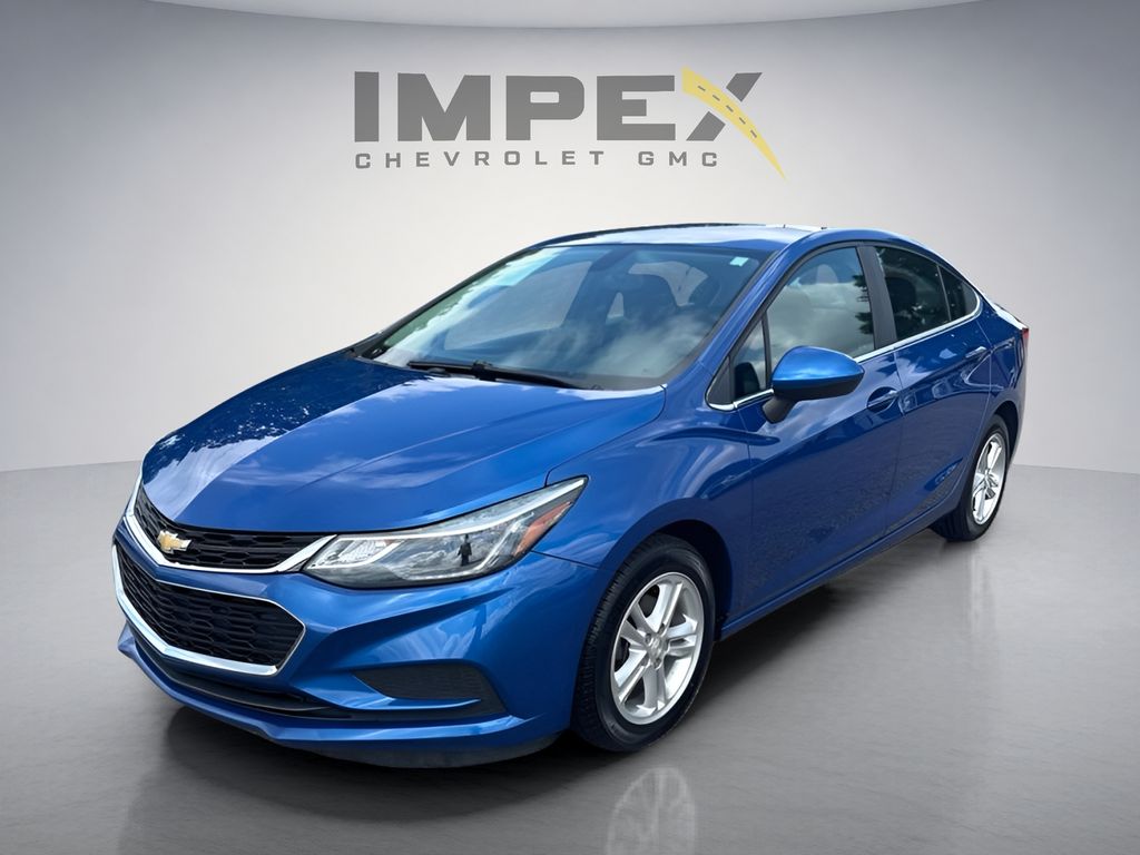 Kinetic Blue Metallic 2017 Chevrolet Cruze Sedan Front-Wheel Drive 6-Speed Automatic