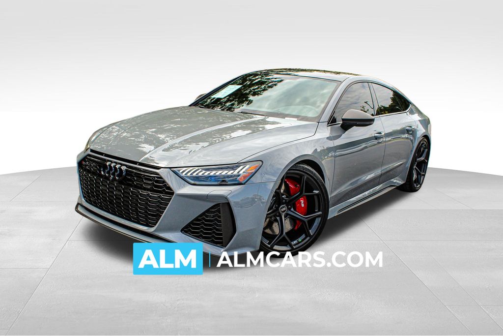 Gray 2025 Audi RS 7 Sedan All-Wheel Drive 8-Speed Automatic