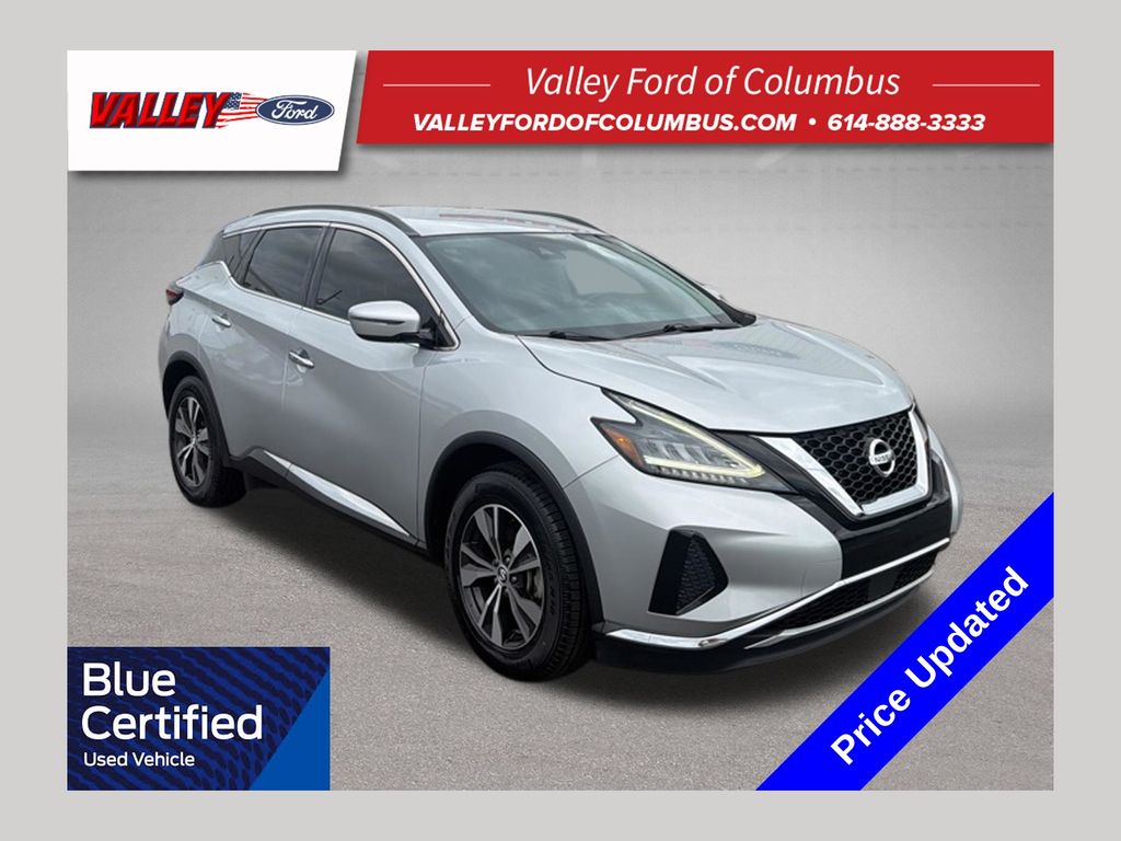 Brilliant Silver Metallic 2020 Nissan Murano SUV / Crossover All-Wheel Drive Continuously Variable Transmission