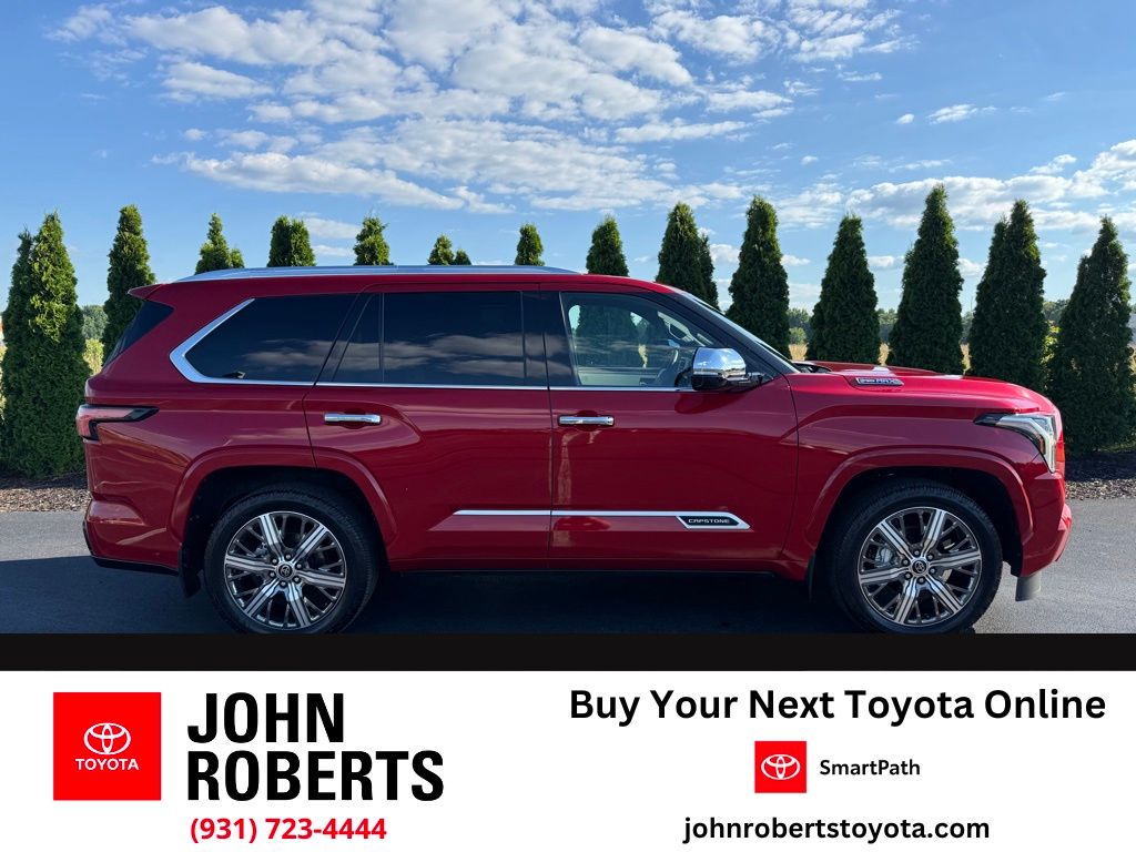 Red 2023 Toyota Sequoia Capstone 4WD SUV / Crossover Four-Wheel Drive Automatic