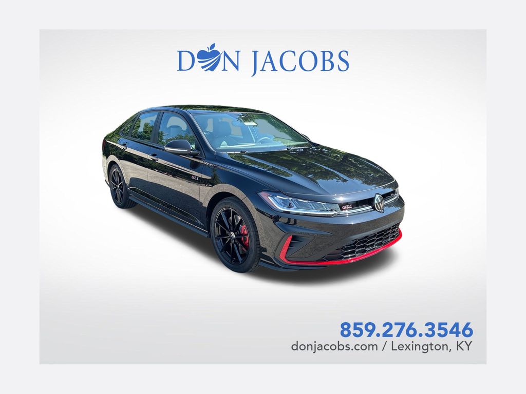 Black 2026 Volkswagen Jetta GLI Sedan Front-Wheel Drive 7-Speed Dual Clutch