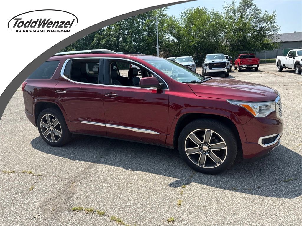 Crimson Red Tintcoat 2017 GMC Acadia SUV / Crossover Front-Wheel Drive 6-Speed Automatic