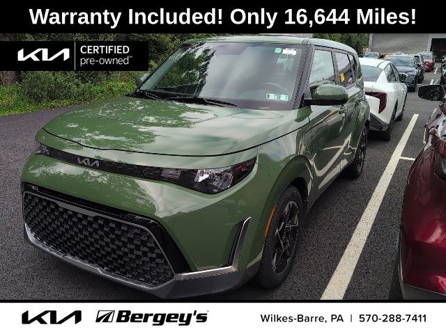 Undercover Green 2023 Kia Soul SUV / Crossover Front-Wheel Drive Continuously Variable Transmission
