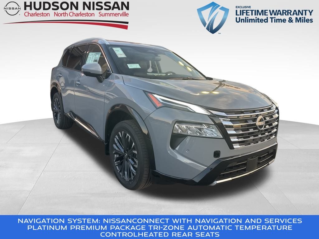 2025 Boulder Gray Pearl Nissan Rogue Platinum FWD SUV
