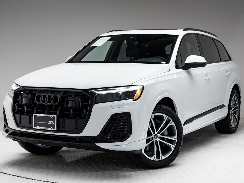Glacier White 2025 Audi Q7 quattro Premium Plus 45 TFSI SUV / Crossover All-Wheel Drive 8-Speed Automatic