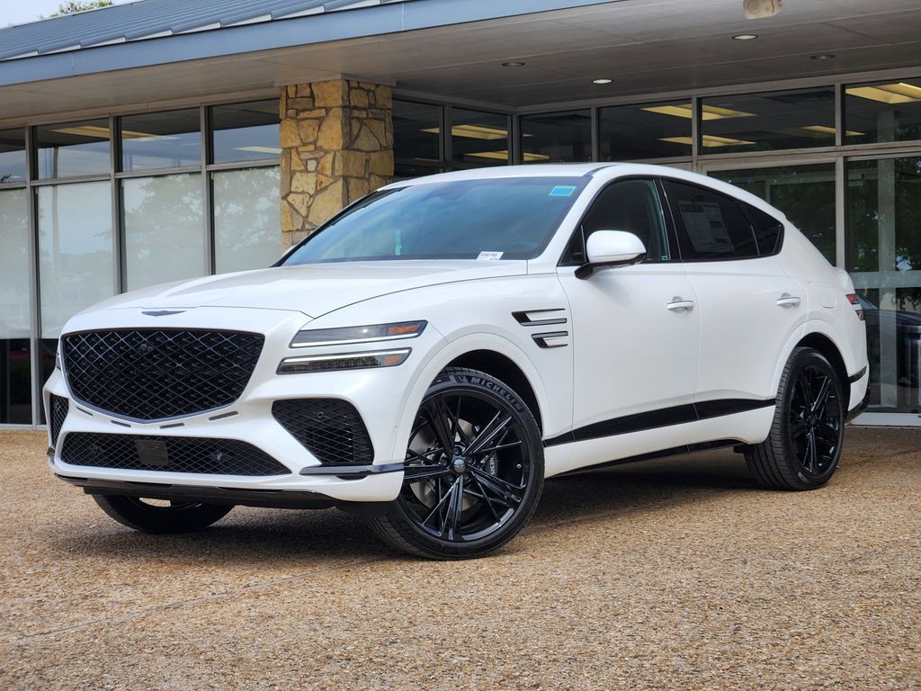 Uyuni White 2026 Genesis GV80 Coupe 3.5T E-SC Prestige Black AWD Coupe All-Wheel Drive 8-Speed Automatic