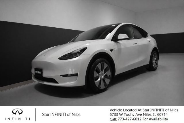 Pearl White Multi-Coat 2023 Tesla Model Y Long Range AWD SUV / Crossover All-Wheel Drive 1-Speed Automatic