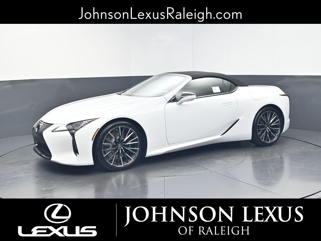 Ultra White 2026 Lexus LC 500 Convertible RWD Convertible Rear-Wheel Drive Automatic