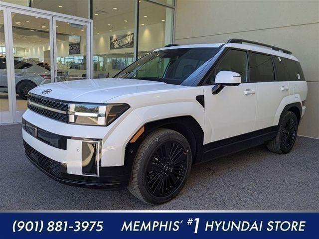 Serenity White 2026 Hyundai Santa Fe Hybrid Calligraphy FWD SUV / Crossover Front-Wheel Drive 6-Speed Automatic