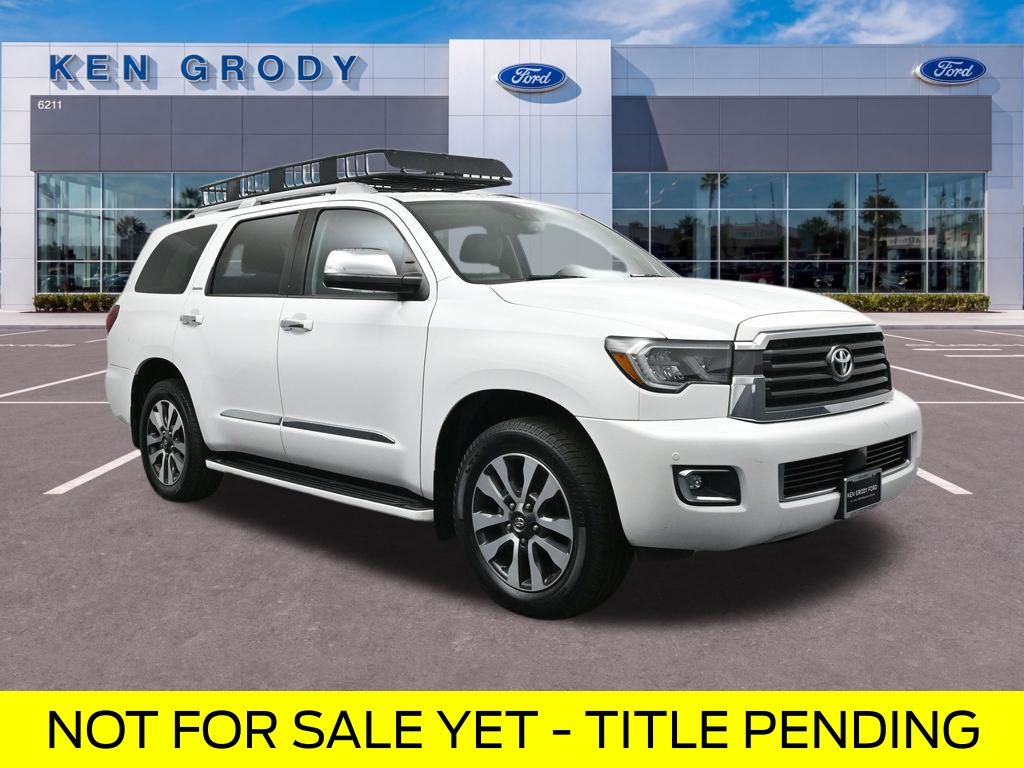 Super White 2020 Toyota Sequoia Limited 4WD SUV / Crossover Four-Wheel Drive 6-Speed Automatic