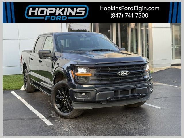 Antimatter Blue Metallic 2024 Ford F-150 Pickup Truck Four-Wheel Drive Automatic