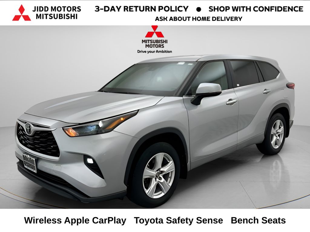 Silver 2024 Toyota Highlander LE AWD SUV / Crossover All-Wheel Drive 8-Speed Automatic