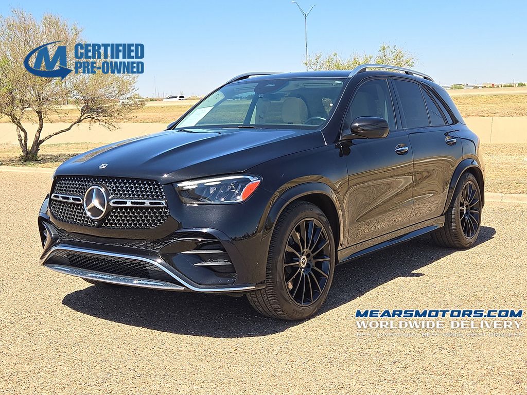 Obsidian Black Metallic 2024 Mercedes-Benz GLE 350 4MATIC SUV / Crossover All-Wheel Drive 9-Speed Automatic