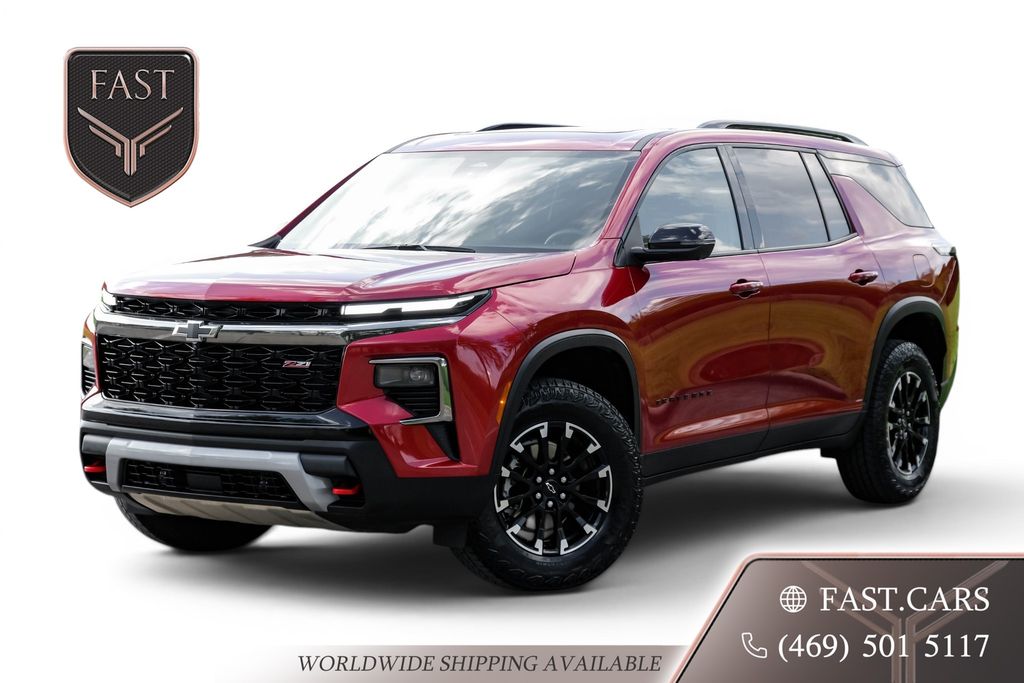 Radiant Red Tintcoat 2025 Chevrolet Traverse Z71 AWD SUV / Crossover Four-Wheel Drive 8-Speed Automatic