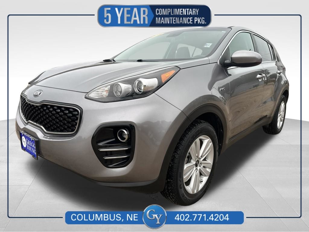 Mineral Silver 2018 Kia Sportage SUV / Crossover All-Wheel Drive 6-Speed Automatic Overdrive