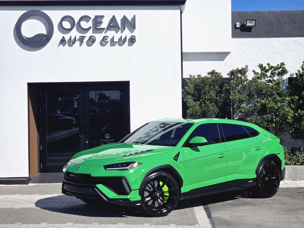 Green 2024 Lamborghini Urus SUV / Crossover All-Wheel Drive 8-Speed Automatic