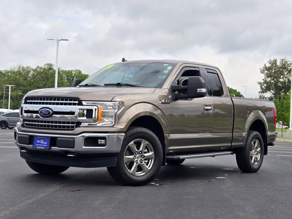 Stone Gray Metallic 2020 Ford F-150 XLT SuperCab 4WD Pickup Truck Four-Wheel Drive Automatic