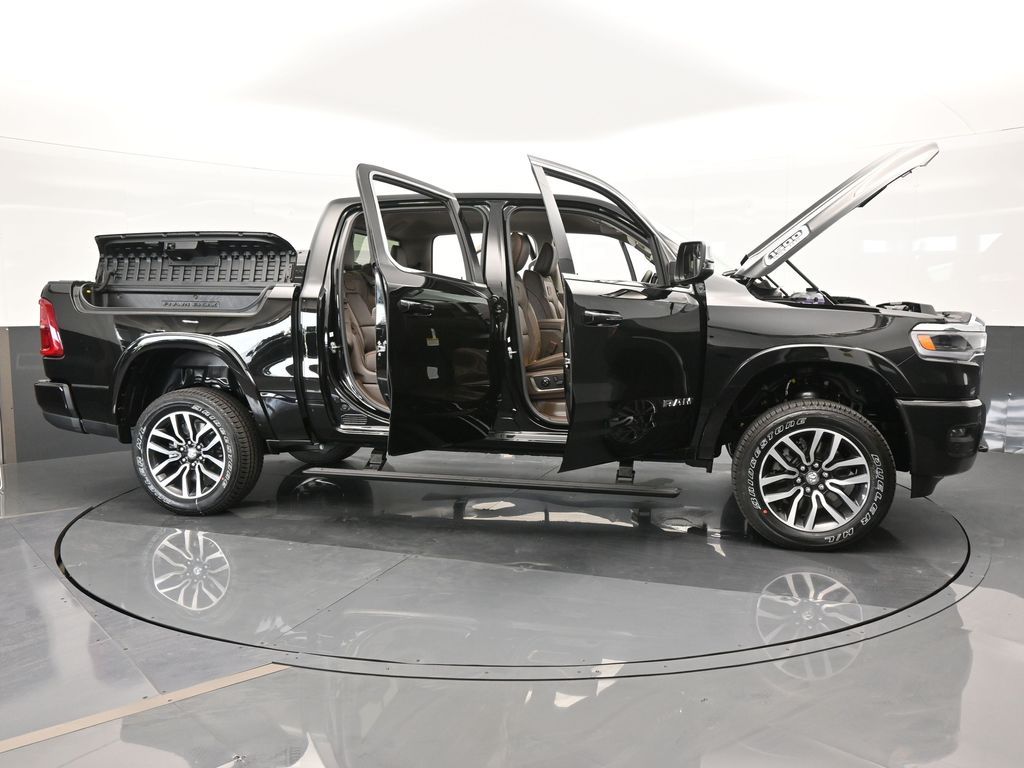 Used 2025 Diamond Black Crystal Pearlcoat Ram Limited image 61
