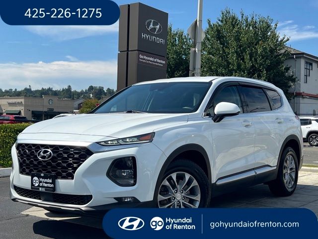 Quartz White 2019 Hyundai Santa Fe SUV / Crossover Front-Wheel Drive 8-Speed Automatic