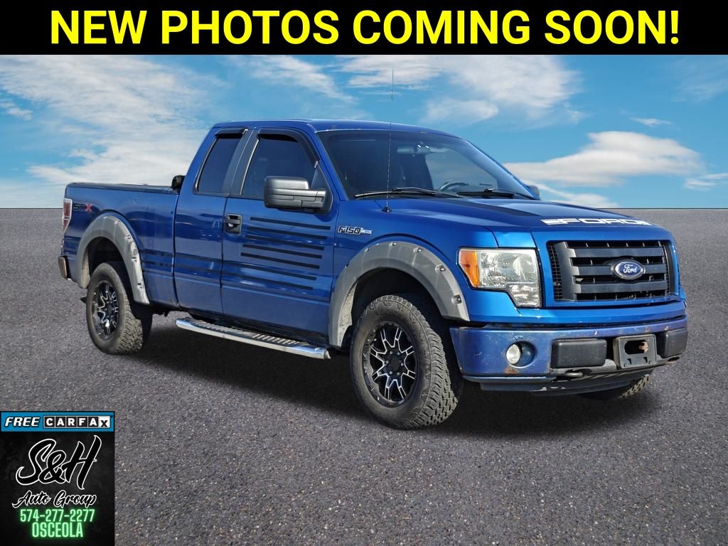 Blue Flame Metallic 2010 Ford F-150 Pickup Truck Four-Wheel Drive 6-Speed Automatic