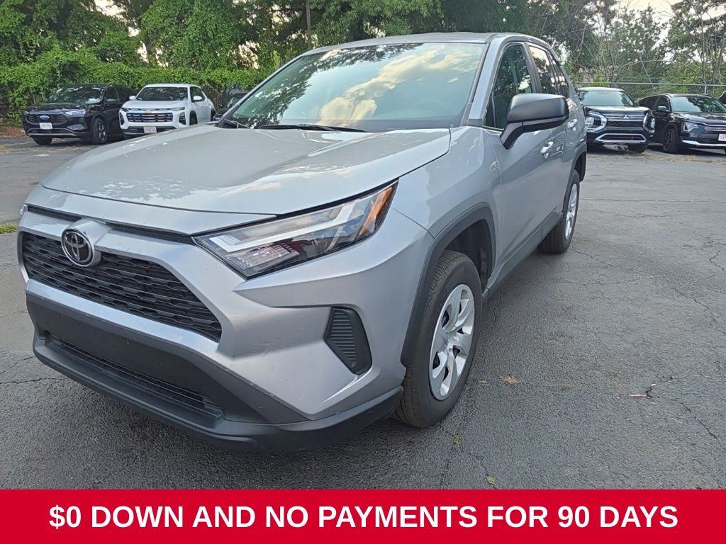 Silver Sky Metallic 2025 Toyota RAV4 SUV / Crossover All-Wheel Drive 8-Speed Automatic