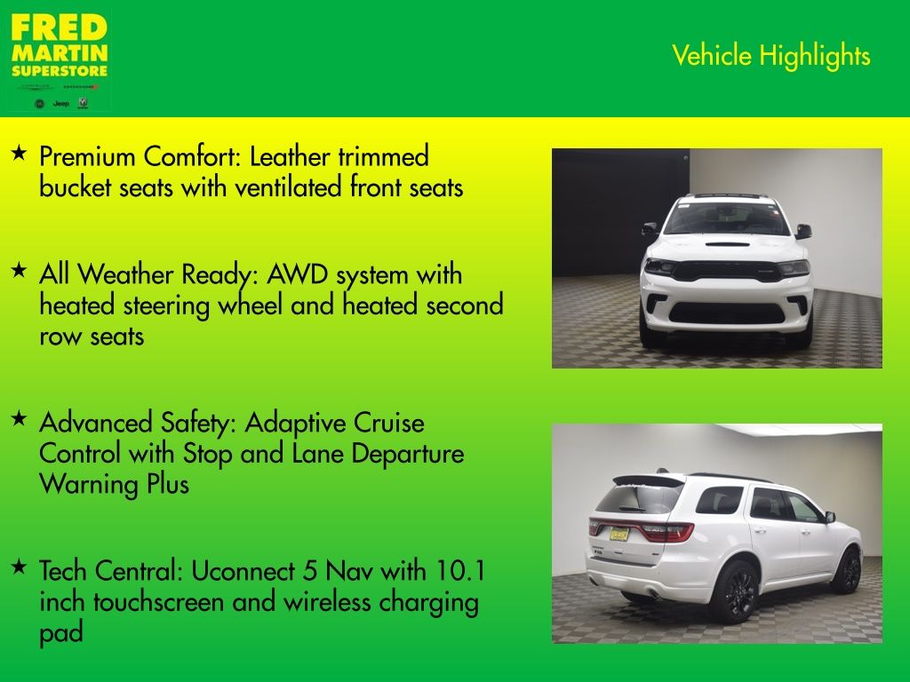 new 2026 Dodge Durango car, priced at $45,933