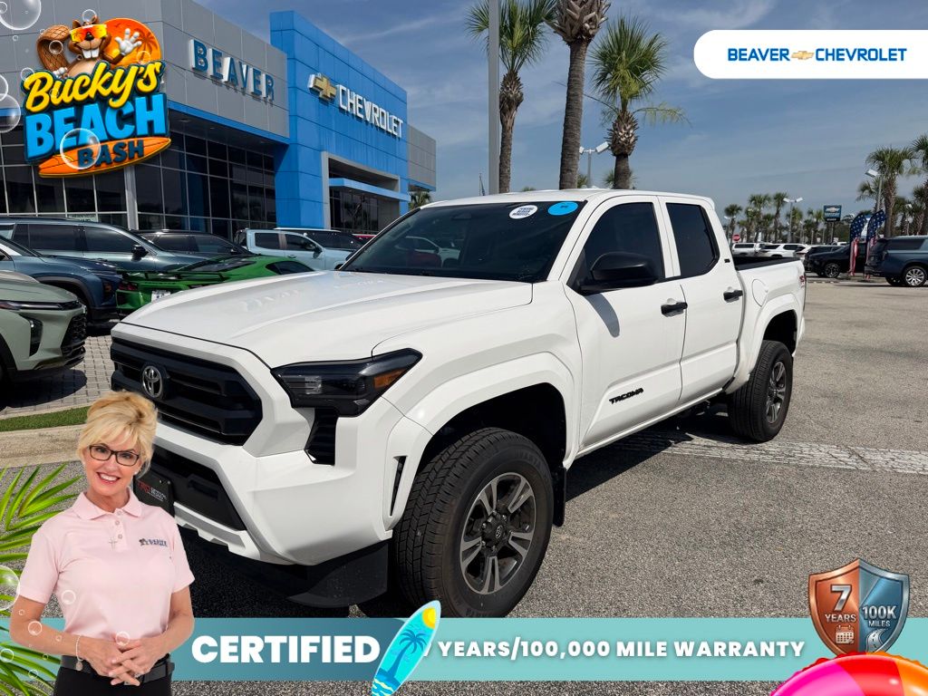 Ice 2025 Toyota Tacoma SR Double Cab RWD Pickup Truck 4X2 8-Speed Automatic