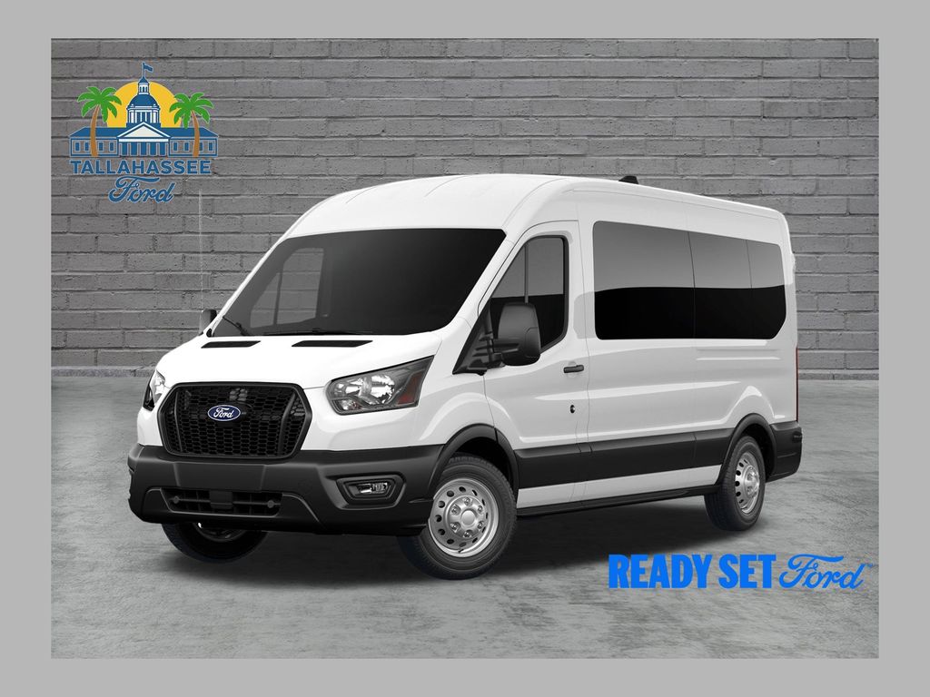 Oxford White 2026 Ford Transit Passenger Van All-Wheel Drive