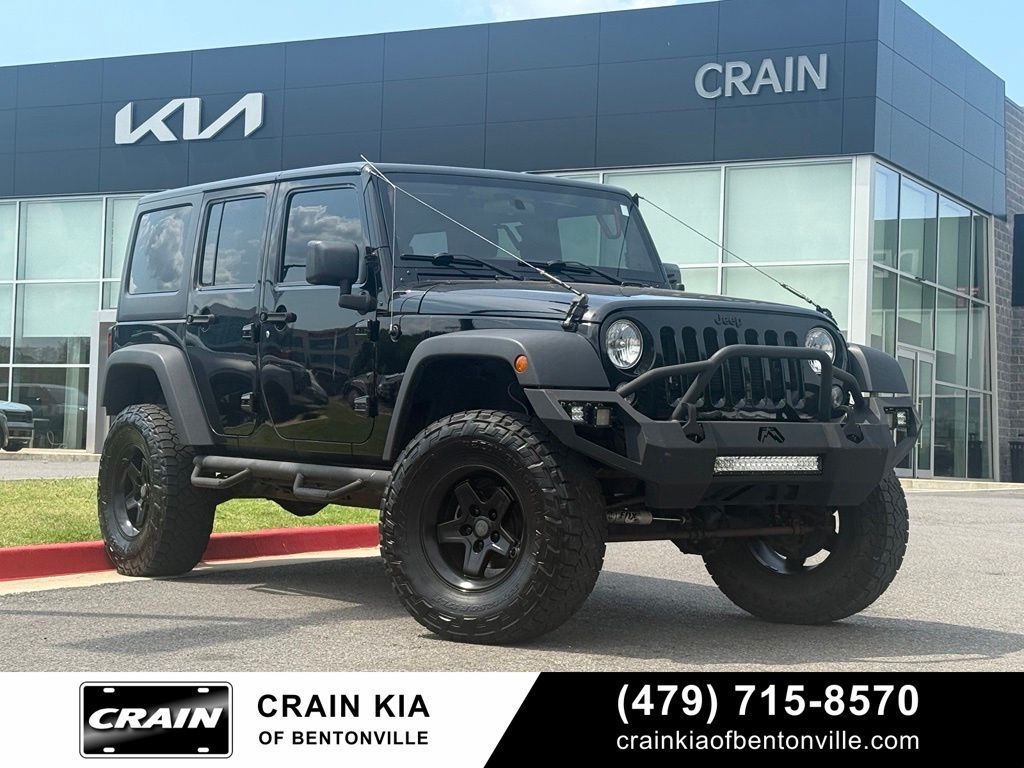 Black Clearcoat 2017 Jeep Wrangler SUV / Crossover Four-Wheel Drive 5-Speed Automatic