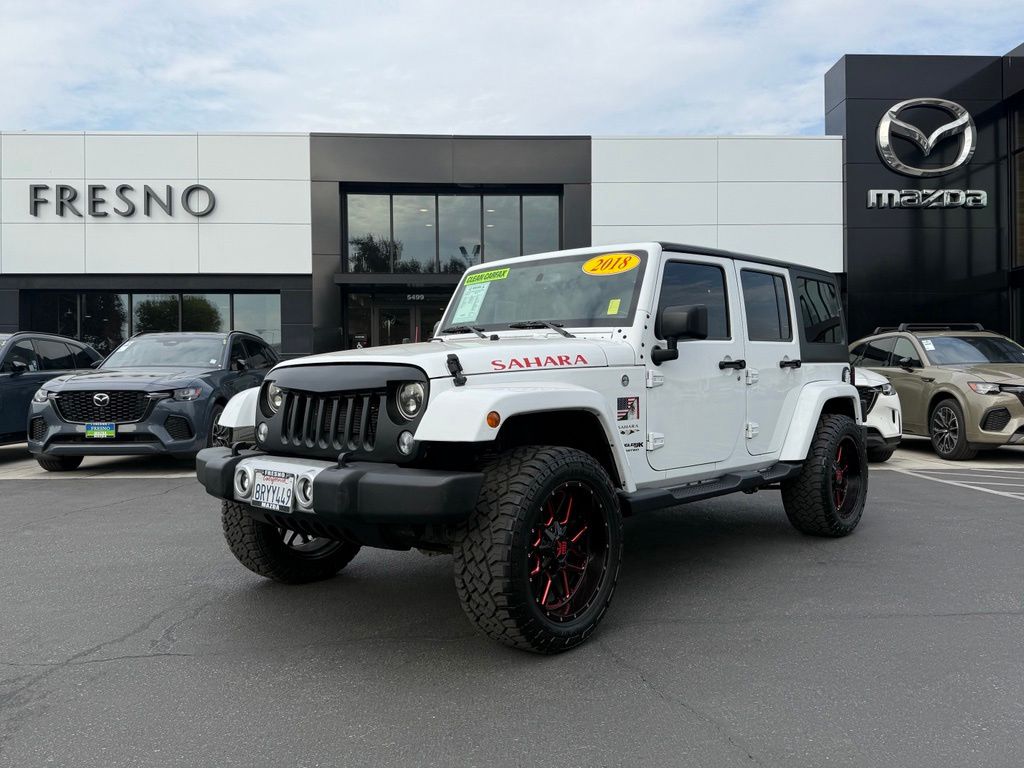 Bright White Clearcoat 2018 Jeep Wrangler SUV / Crossover Four-Wheel Drive 5-Speed Automatic