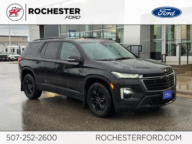Black Metallic 2023 Chevrolet Traverse SUV / Crossover Four-Wheel Drive 9-Speed Automatic
